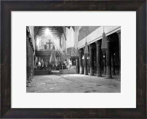 Framed Bethlehem Church of Nativity Print