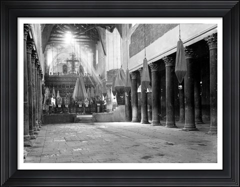 Framed Bethlehem Church of Nativity Print