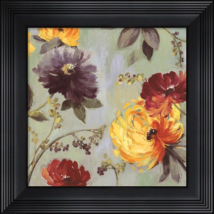 Framed Field Flowers I Print