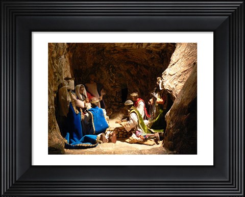 Framed Nativity Adoration of the Magi Print