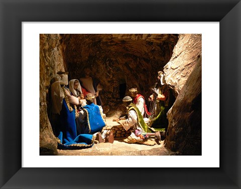 Framed Nativity Adoration of the Magi Print