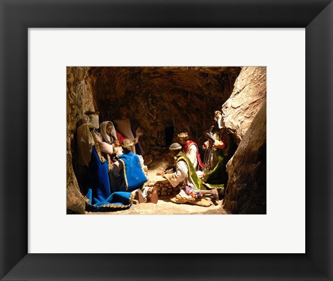 Framed Nativity Adoration of the Magi Print