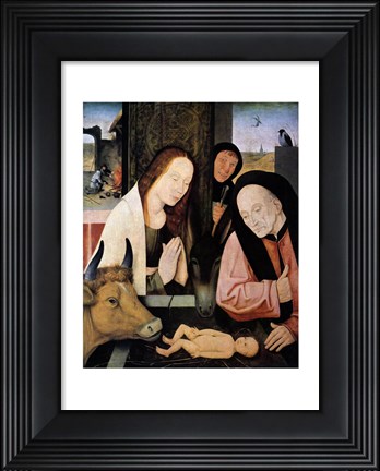 Framed Birth of Christ Print