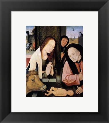 Framed Birth of Christ Print