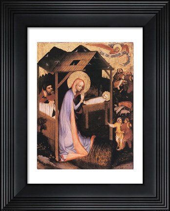 Framed Adoration of Jesus Print