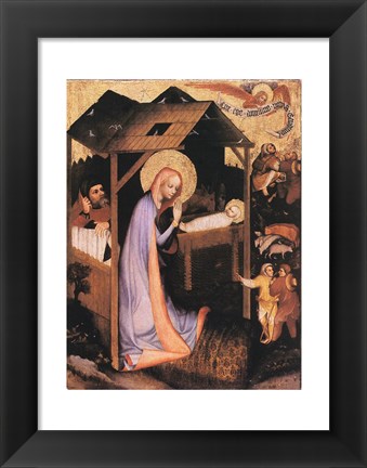 Framed Adoration of Jesus Print