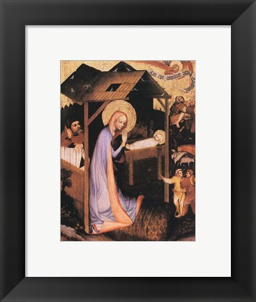 Framed Adoration of Jesus Print