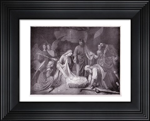 Framed First Christmas Print