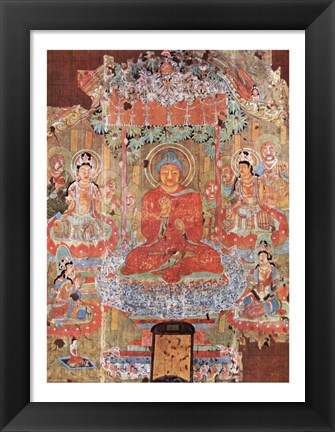 Framed Amitabha Buddha Print