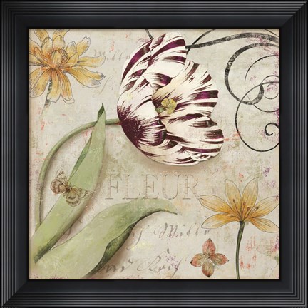 Framed Tulipa I Print