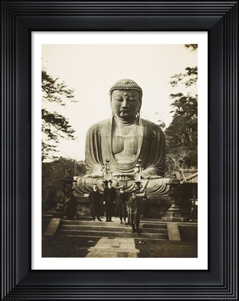 Framed Daibutsu Buddha at Kamakura Print