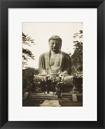 Framed Daibutsu Buddha at Kamakura Print