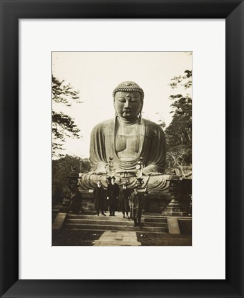Framed Daibutsu Buddha at Kamakura Print