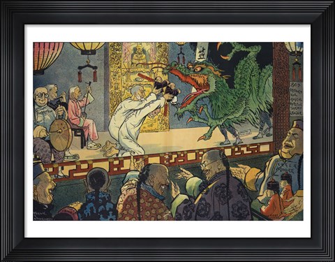 Framed Chinese Play Print