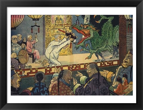 Framed Chinese Play Print