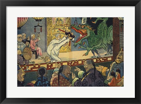 Framed Chinese Play Print