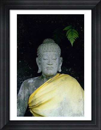 Framed Statue of Buddha, Bali, Indonesia Print