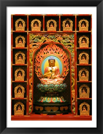 Framed Buddha Tooth Relic Temple and Museum, Chinatown, Singapore Print