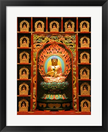 Framed Buddha Tooth Relic Temple and Museum, Chinatown, Singapore Print