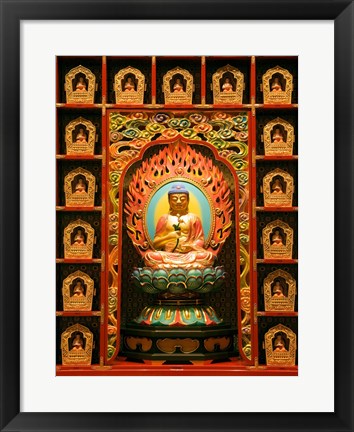 Framed Buddha Tooth Relic Temple and Museum, Chinatown, Singapore Print