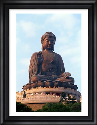 Framed Tian Tan Buddha Print