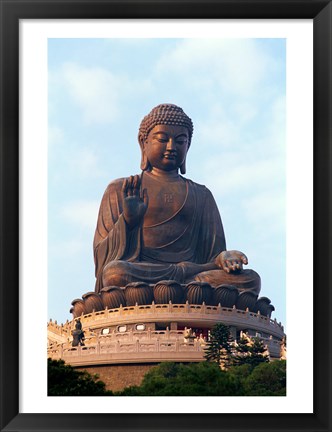 Framed Tian Tan Buddha Print