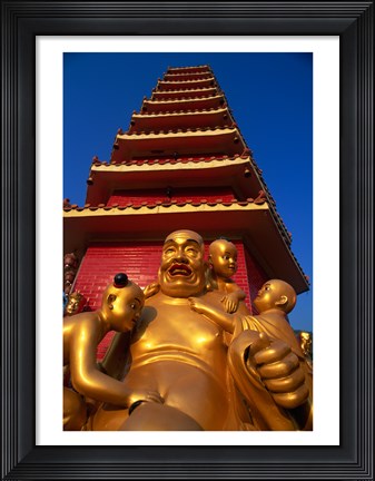 Framed Laughing Buddha Print