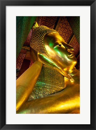 Framed Reclining Buddha, Thailand Print