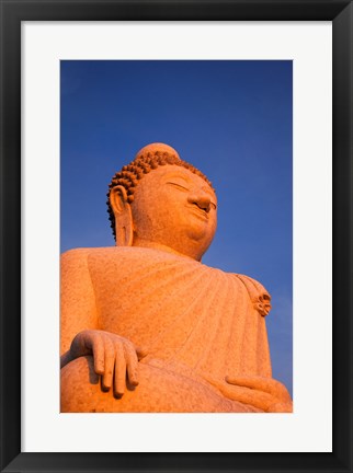 Framed Big Buddha of Phuket Statue Print