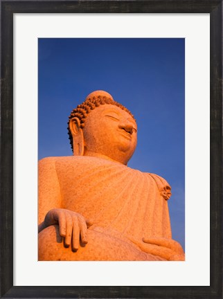Framed Big Buddha of Phuket Statue Print