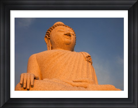Framed Big Buddha of Phuket Statue Print