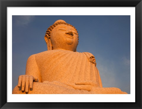 Framed Big Buddha of Phuket Statue Print