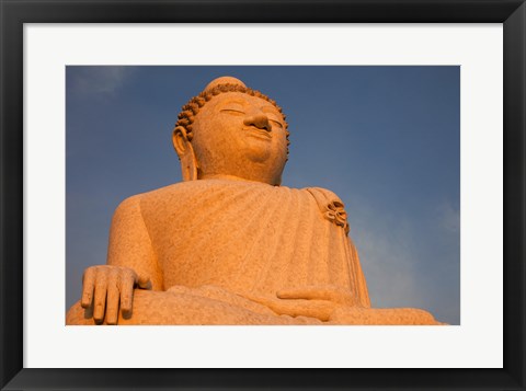 Framed Big Buddha of Phuket Statue Print