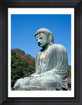 Framed Daibutsu Great Buddha, Kamakura, Honshu, Japan Side View Print