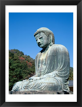 Framed Daibutsu Great Buddha, Kamakura, Honshu, Japan Side View Print