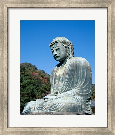 Framed Daibutsu Great Buddha, Kamakura, Honshu, Japan Side View Print