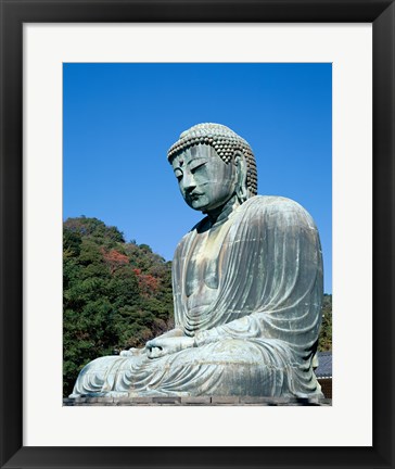 Framed Daibutsu Great Buddha, Kamakura, Honshu, Japan Side View Print