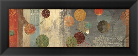 Framed Mosaic Circles II Print