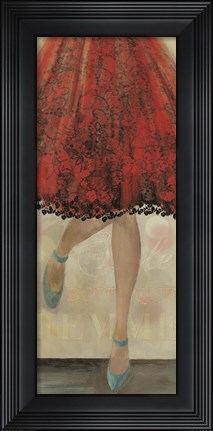 Framed Lets dance II Print