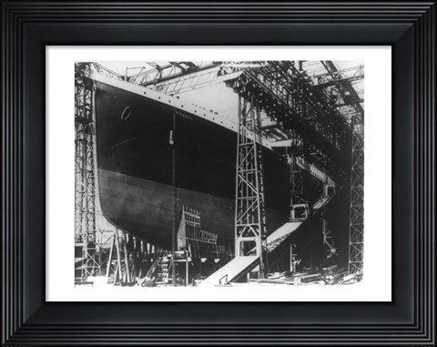 Framed Titanic Print