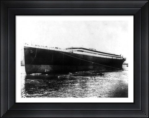 Framed Titanic photograph Print