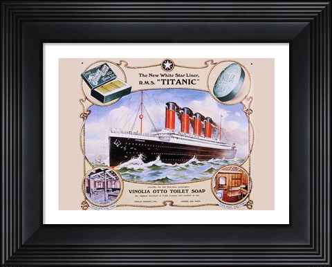 Framed R.M.S. Titanic Print