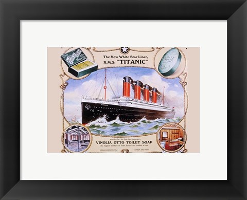 Framed R.M.S. Titanic Print