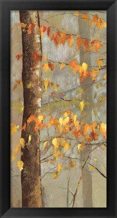 Framed Golden Branches I Print