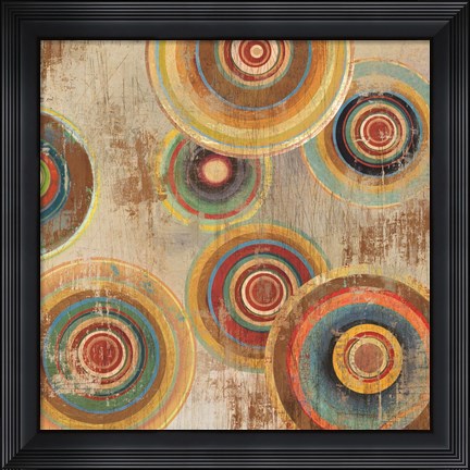 Framed Living Colours I Print