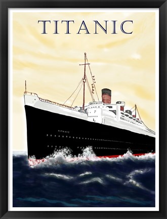 Framed Titanic Poster Print