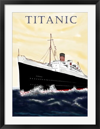 Framed Titanic Poster Print