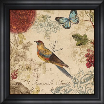 Framed Natures Rhapsody I Print