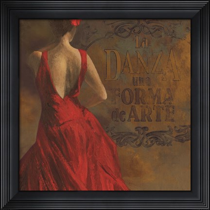 Framed La Dance I Print