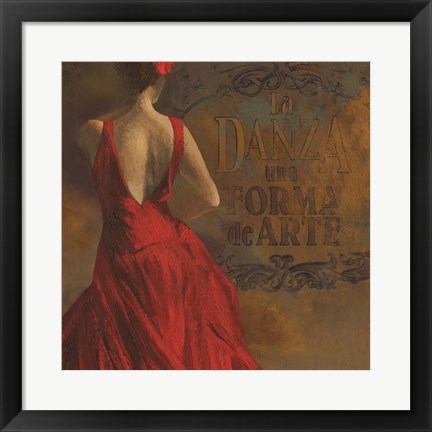 Framed La Dance I Print